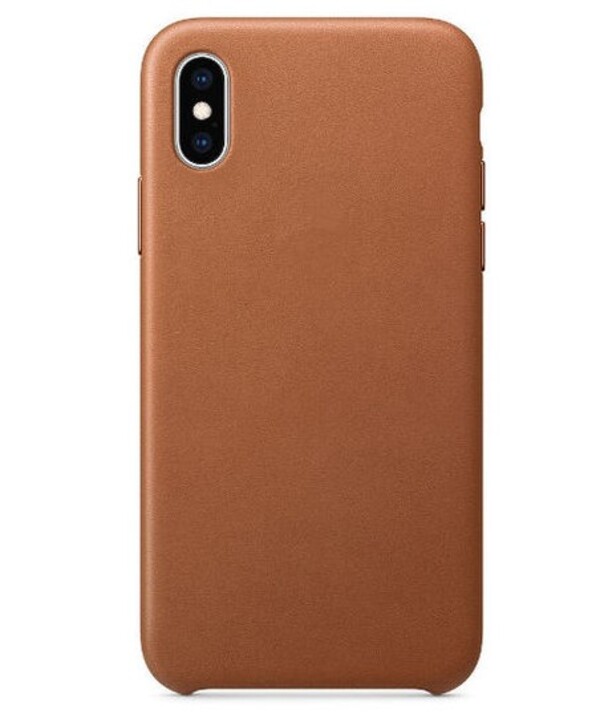 

Чехол для iPhone XS Max - Кожаный коричневый