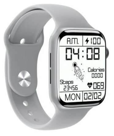 фото Умные смарт-часы smart watch smart watch x22 pro 44mm с беспроводной зарядкой (серый)