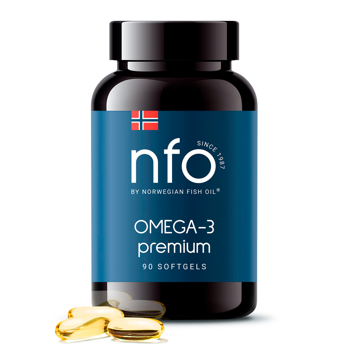 Омега 3 Norwegian Fish Oil Премиум, 90 капсул по 1008 мг