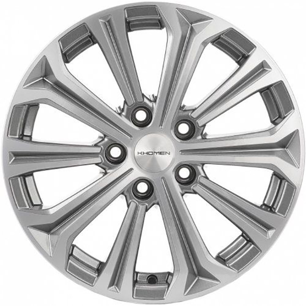 фото Колесный диск khomen wheels khw1610 (octavia) gray-fp 6.5x16/5x112 et46 d57.1