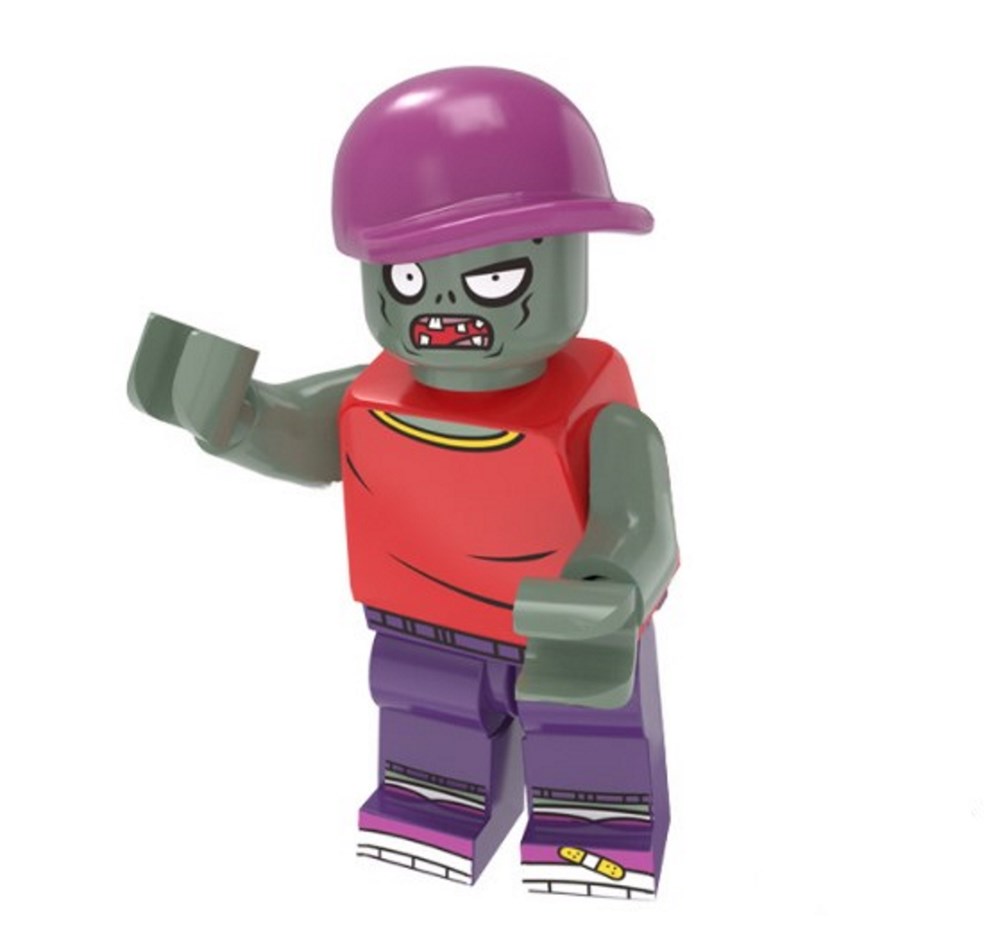 

Фигурка совместима с лего Зомби в кепке Plants vs. Zombies