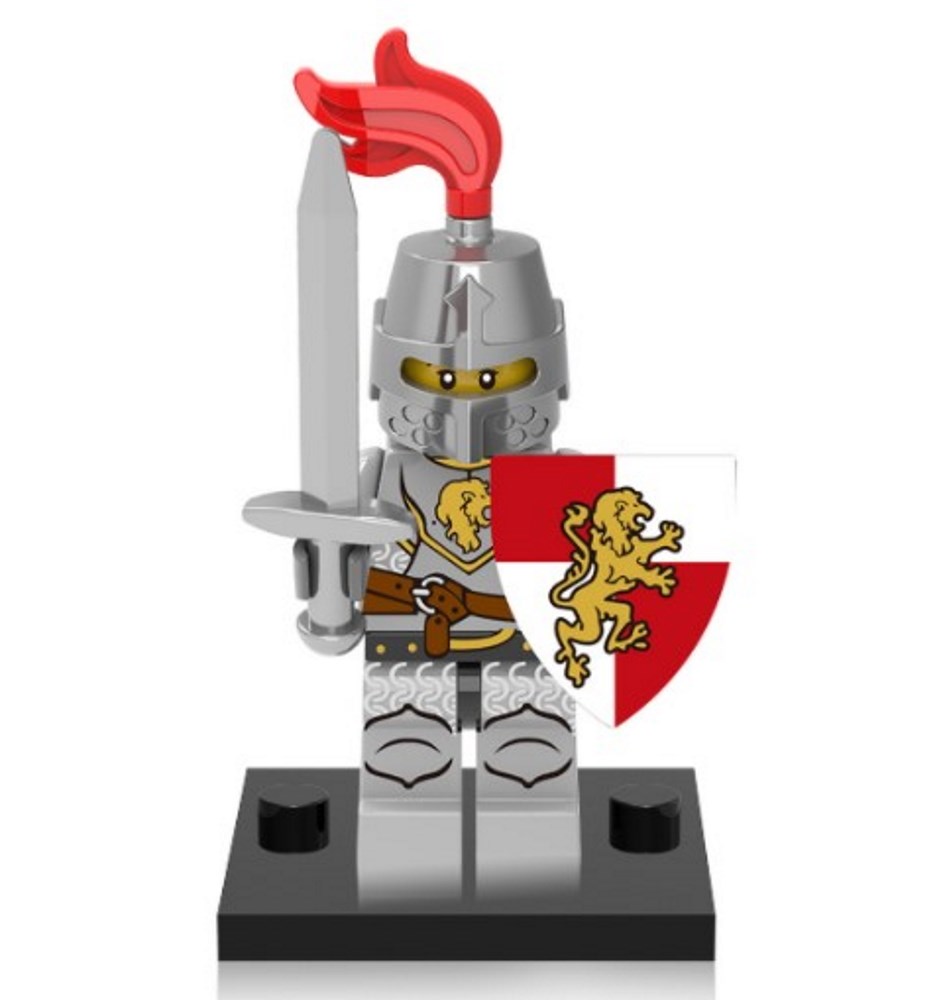 

Фигурка совместима с лего Рыцарь королевства (Dragon Knight)