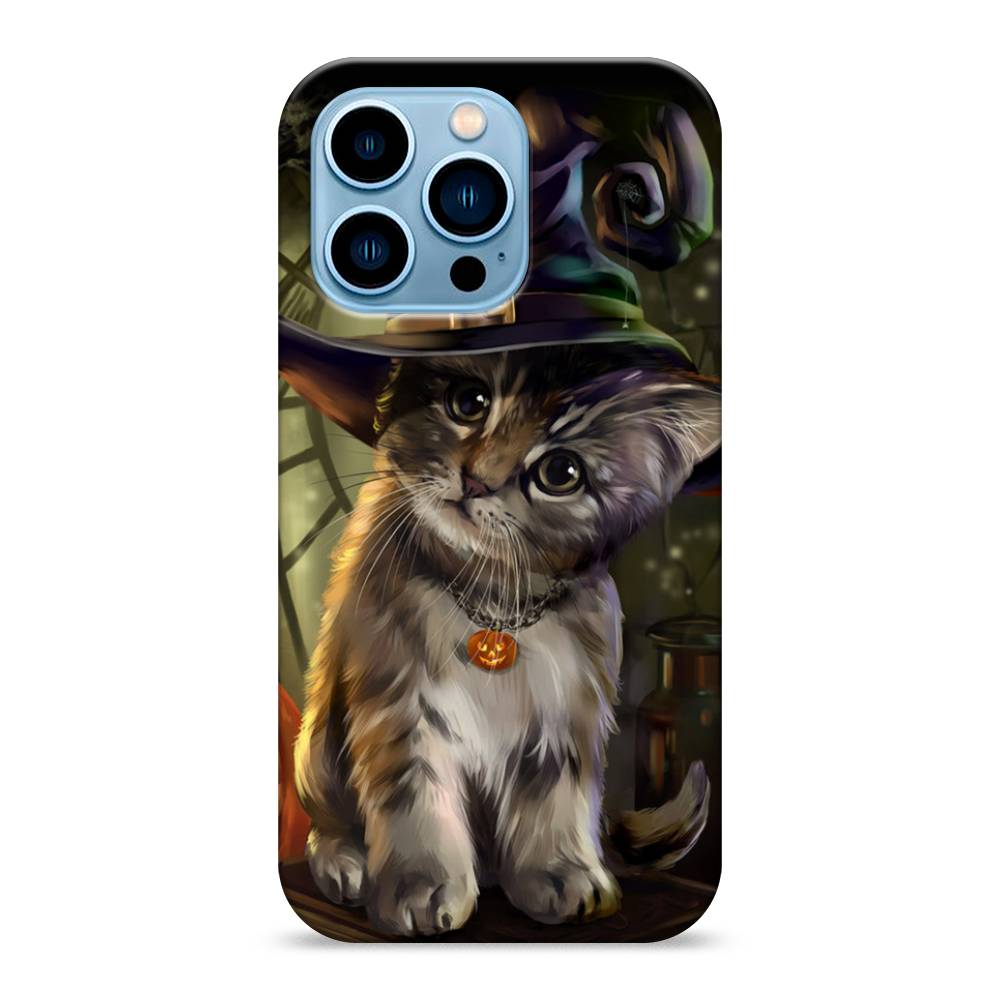 

Пластиковый чехол "Кот на Хэллоуин" на Apple iPhone 13 Pro, 14320-1