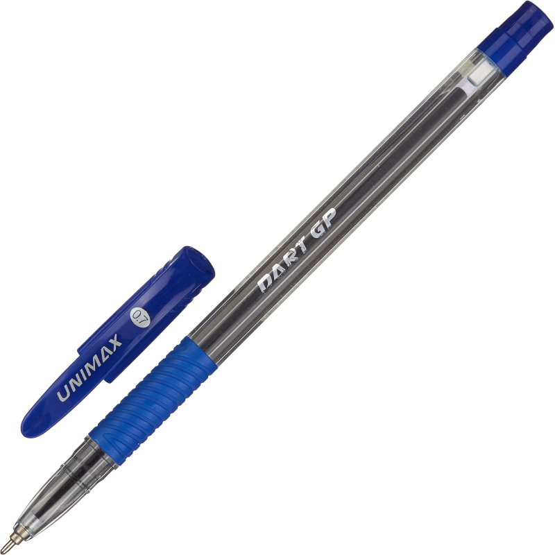 

Ручка шариковая неавтоматическая Unimax Dart GP 0,7мм, син, масл, треуг, (5шт.)