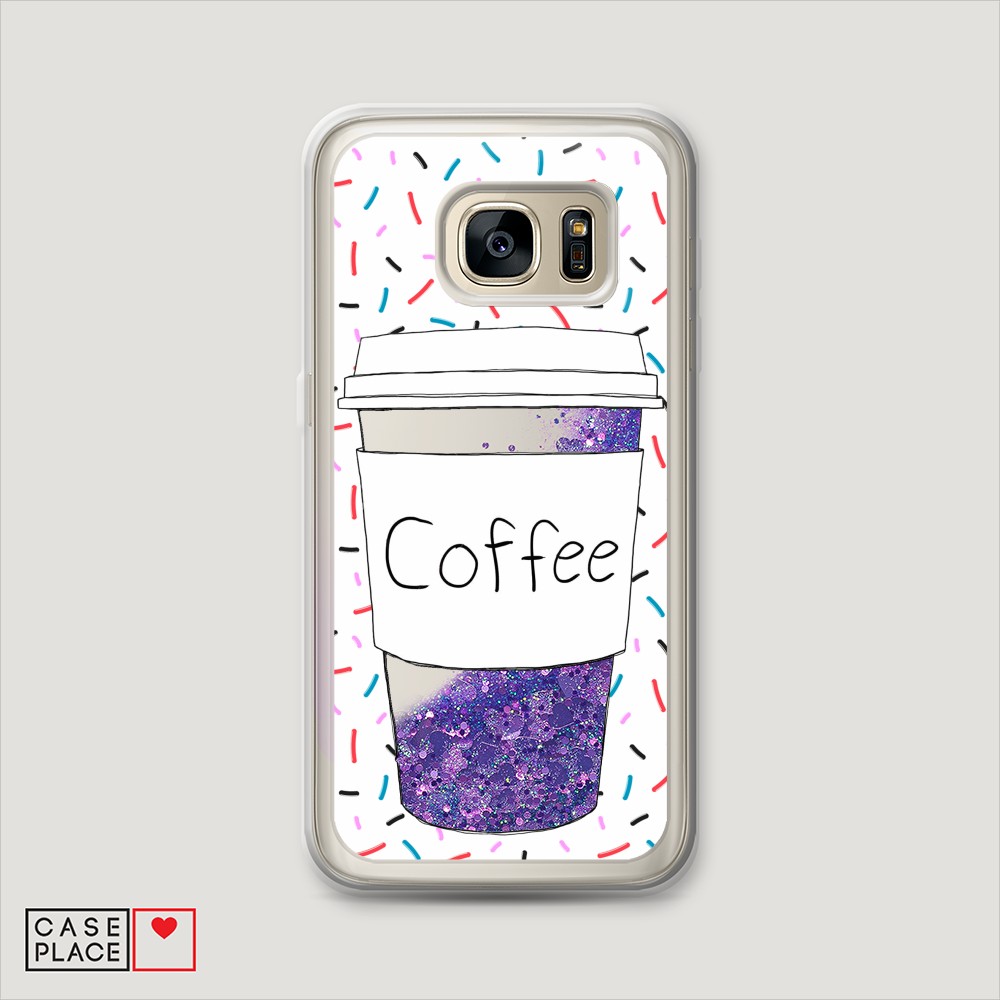 

Чехол Awog "Coffee прозрачный стакан" на Samsung Galaxy S7 Edge, 24692-1