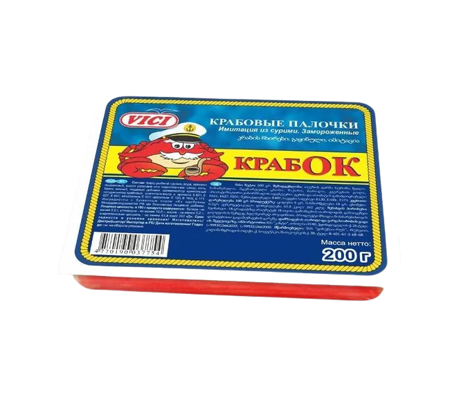

Крабовые палочки Vici Крабок замороженные 240 г