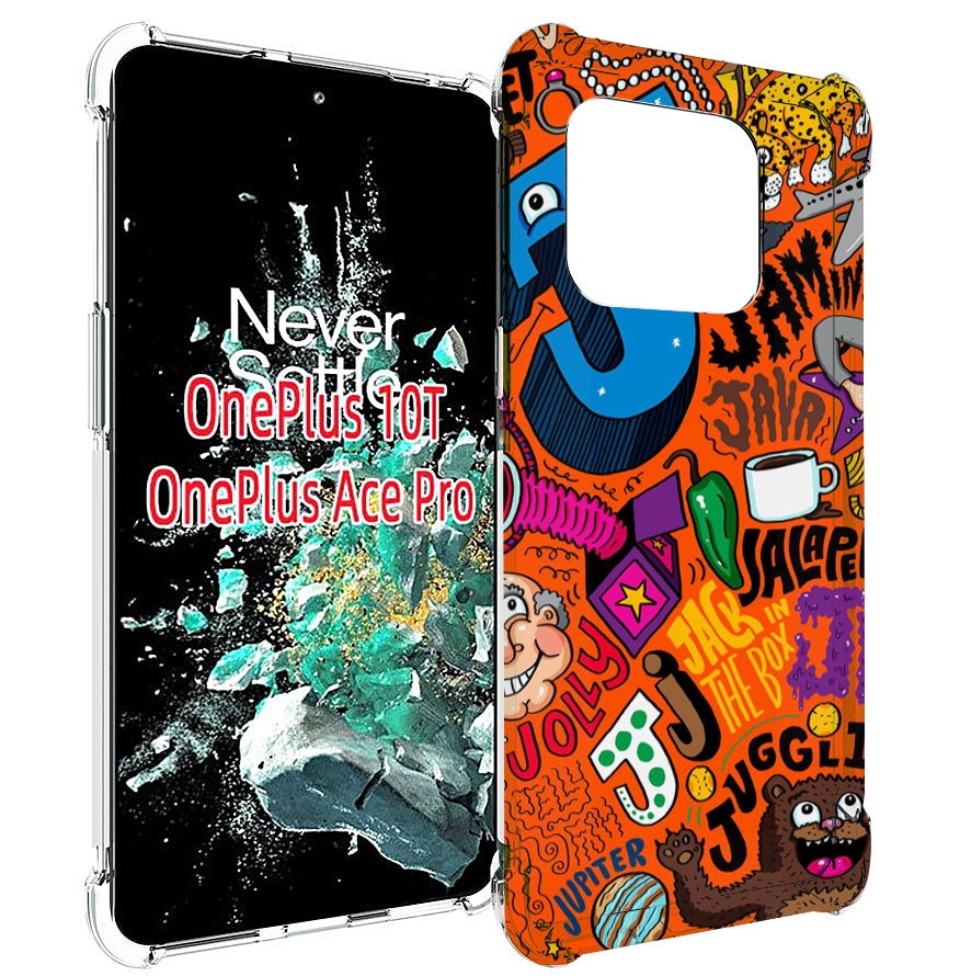 

Чехол MyPads funky-decor для OnePlus 10T, Прозрачный, Tocco