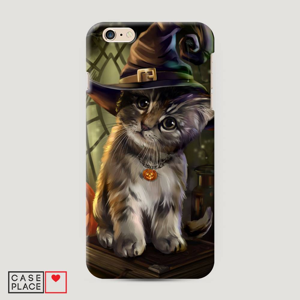 

Пластиковый чехол "Кот на Хэллоуин" на Apple iPhone 6 Plus, 10520-1