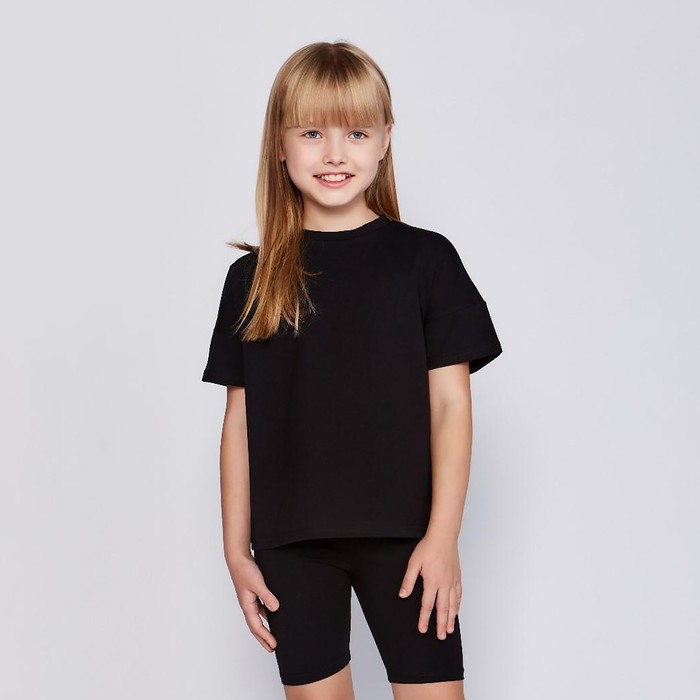 

Шорты (велосипедки) для девочки MINAKU цвет чёрный, рост 134, Черный, База спорт