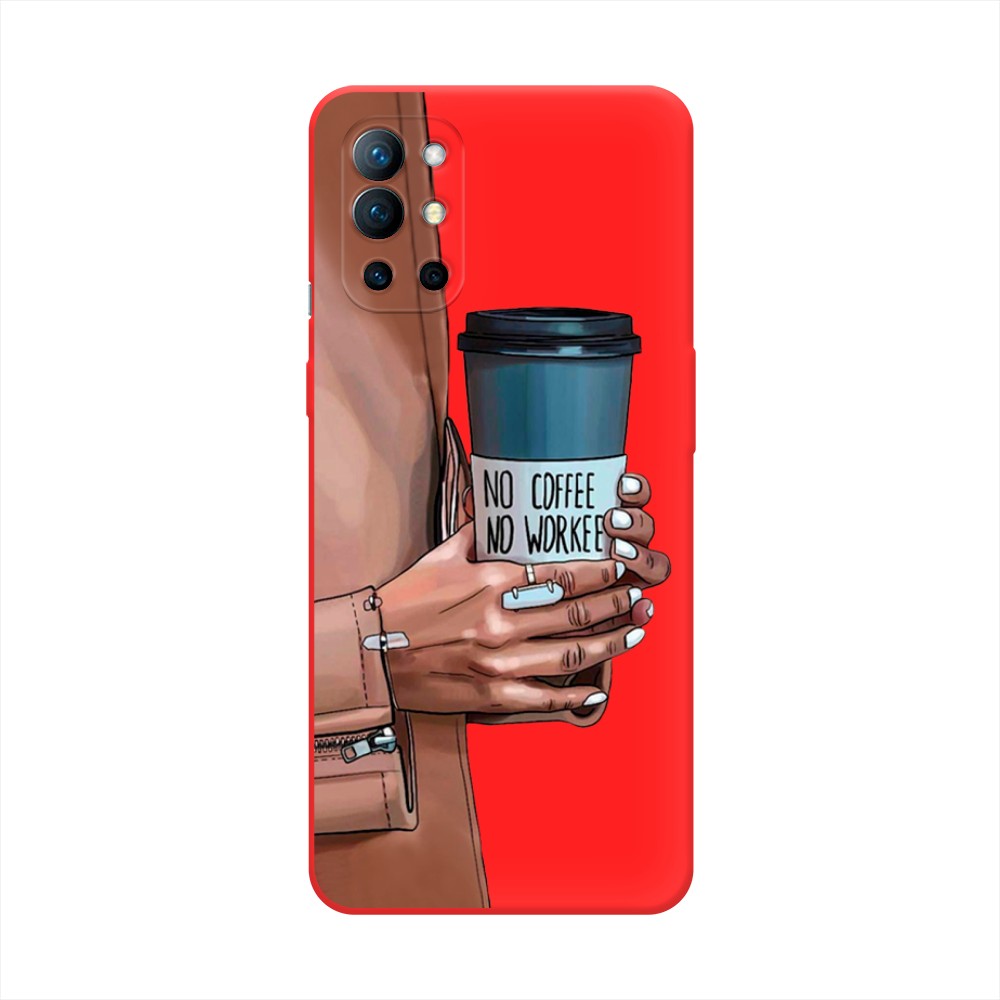 

Чехол Awog на OnePlus 9R / ВанПлас 9R "No coffee", Разноцветный, 151653-1