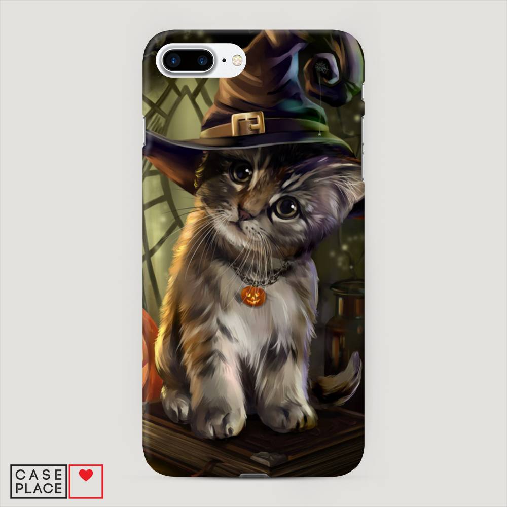

Пластиковый чехол "Кот на Хэллоуин" на Apple iPhone 8 Plus, 10920-1