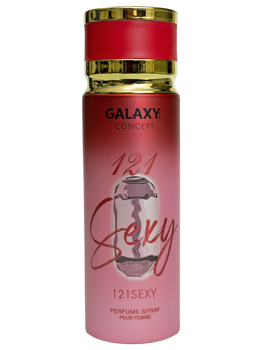 Дезодорант Galaxy Concept 121 Sexy парфюмированный женский, 200мл