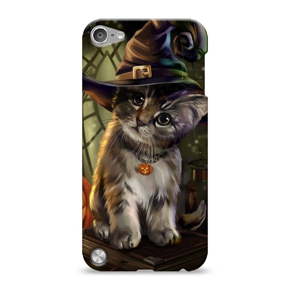 

Пластиковый чехол "Кот на Хэллоуин" на Apple iPod Touch, 11120-1