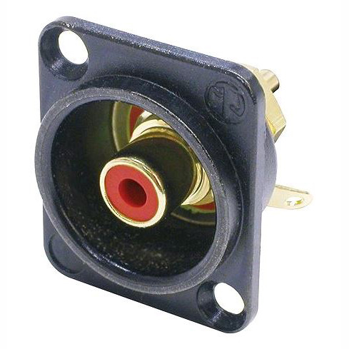 

Терминал RCA Neutrik NF2D-B-2 Red, NF2D-B-2 Red