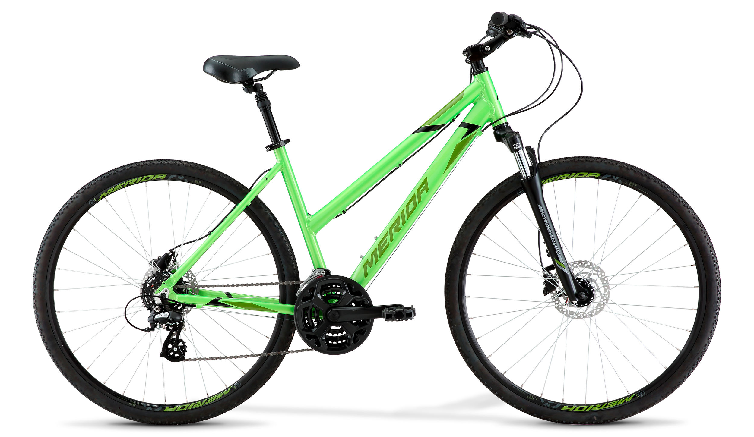 

MERIDA Crossway 10-D Lady 2021 зеленый/черный 51cm, Crossway 10-D Lady 2021 зеленый/черный 51cm