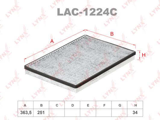 

Фильтр Салонный LYNXauto LAC1224C