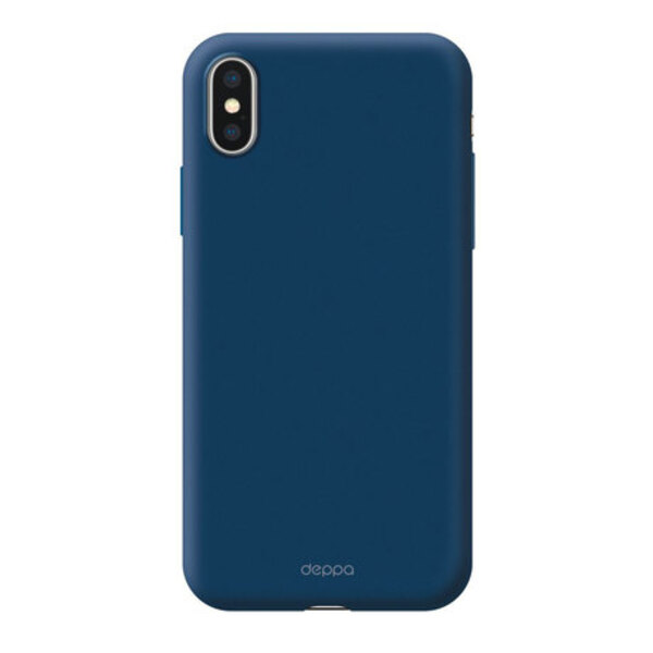 Чехол для iPhone XS Max - Силиконовый синий