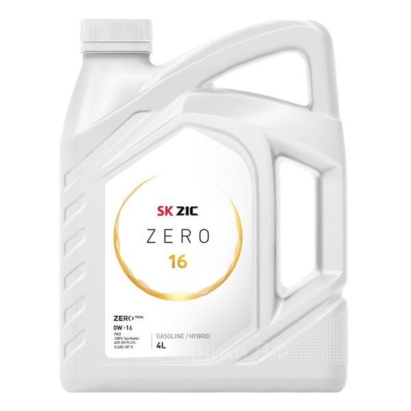 Zic Zero 16 0W16 (4l)_Моторное масло! Синт Api Sn +, Ilsac Gf-5 Zic 162034
