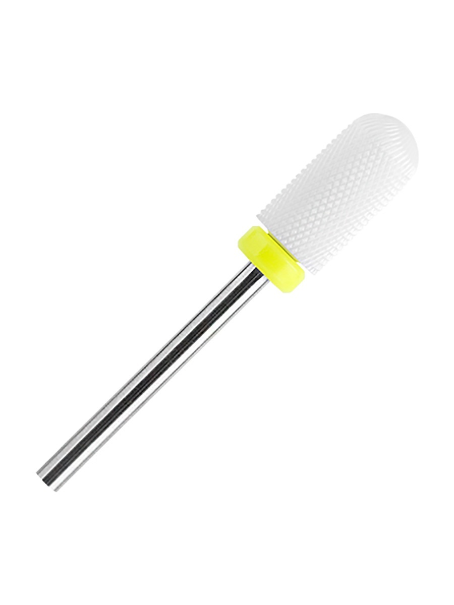 Фреза Irisk керамическая закругленный цилиндр (07 Желтая)