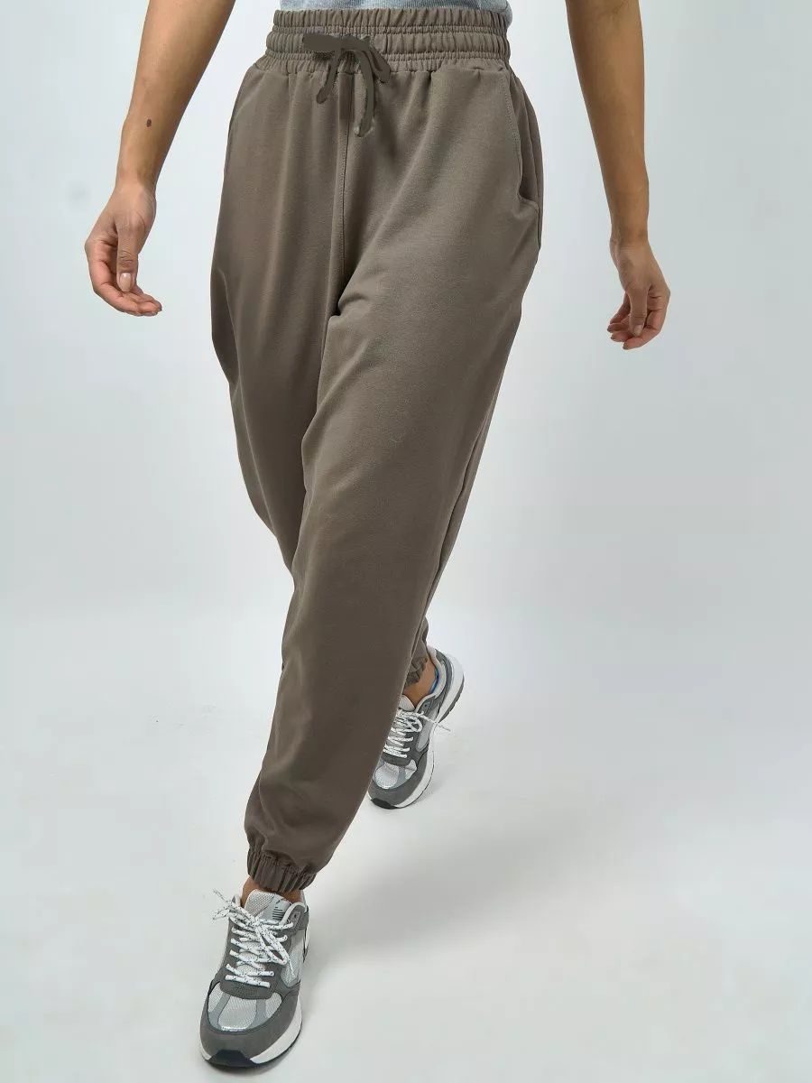 Спортивные брюки женские LAINA S21-W1-754 хаки 52 RU