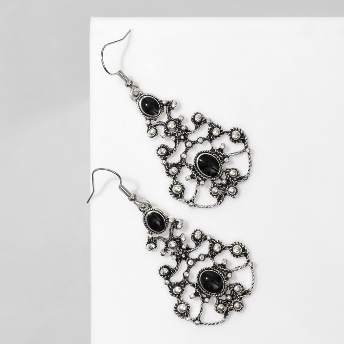 

Серьги подвески из бижутерного сплава Queen fair 9679649, эмаль, 9679649