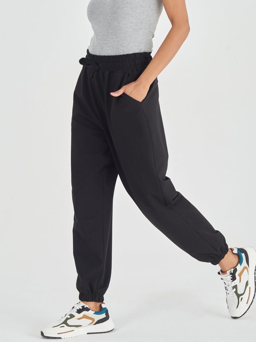 Спортивные брюки женские LAINA S21-W1-754 черные 44 RU