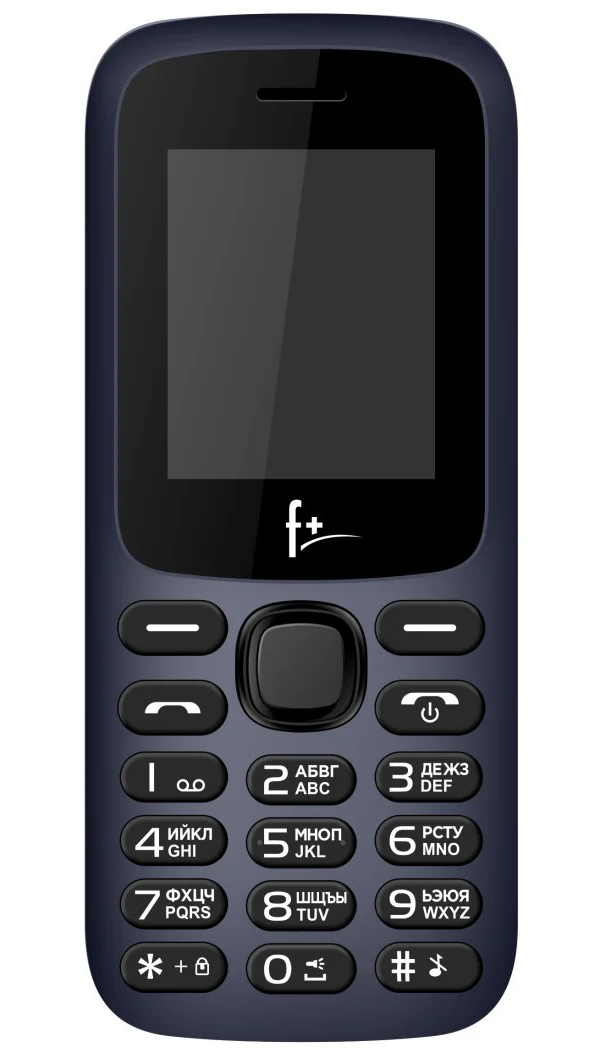 

Мобильный телефон F+ F197 Dark blue, Телефон сотовый F+ F+ F197 Dark blue, 1.77'' 128x160, 32MB RAM, 32MB, up to 32GB flash, 0.08Mpix, 2 Sim, BT v2.0, Micro-USB, 600mAh, 70g, 114 ммx48 ммx13 мм