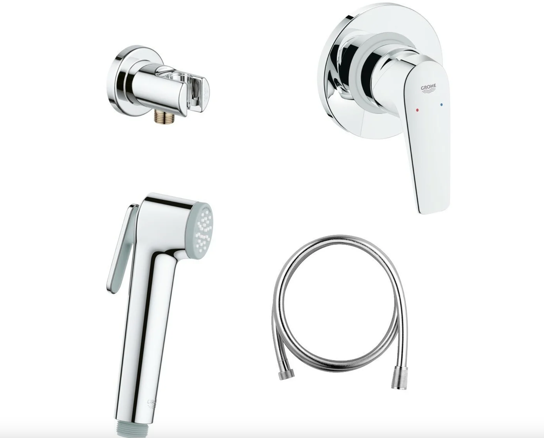 гигиенический душ grohe в интерьере