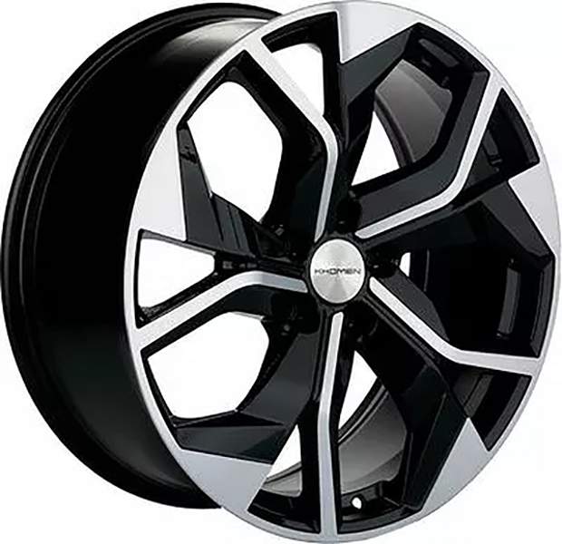 фото Колесный диск khomen wheels khw2006 (rx) black-fp 8.5x20/5x114.3 et30 d60.1