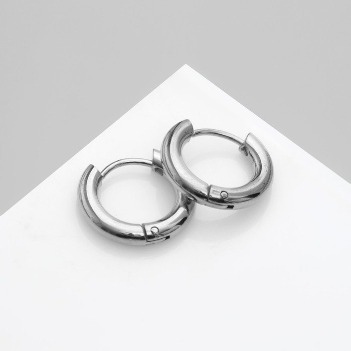 

Серьги конго из стали Queen fair 9857257, 9857257