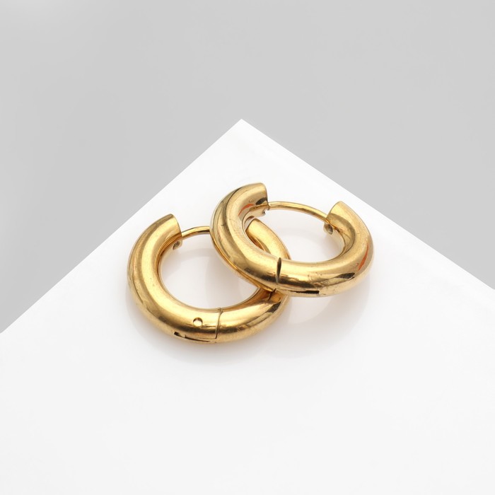 

Серьги конго из стали Queen fair 9857258, 9857258