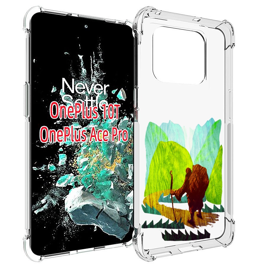

Чехол MyPads Лесная тропа для OnePlus 10T, Прозрачный, Tocco