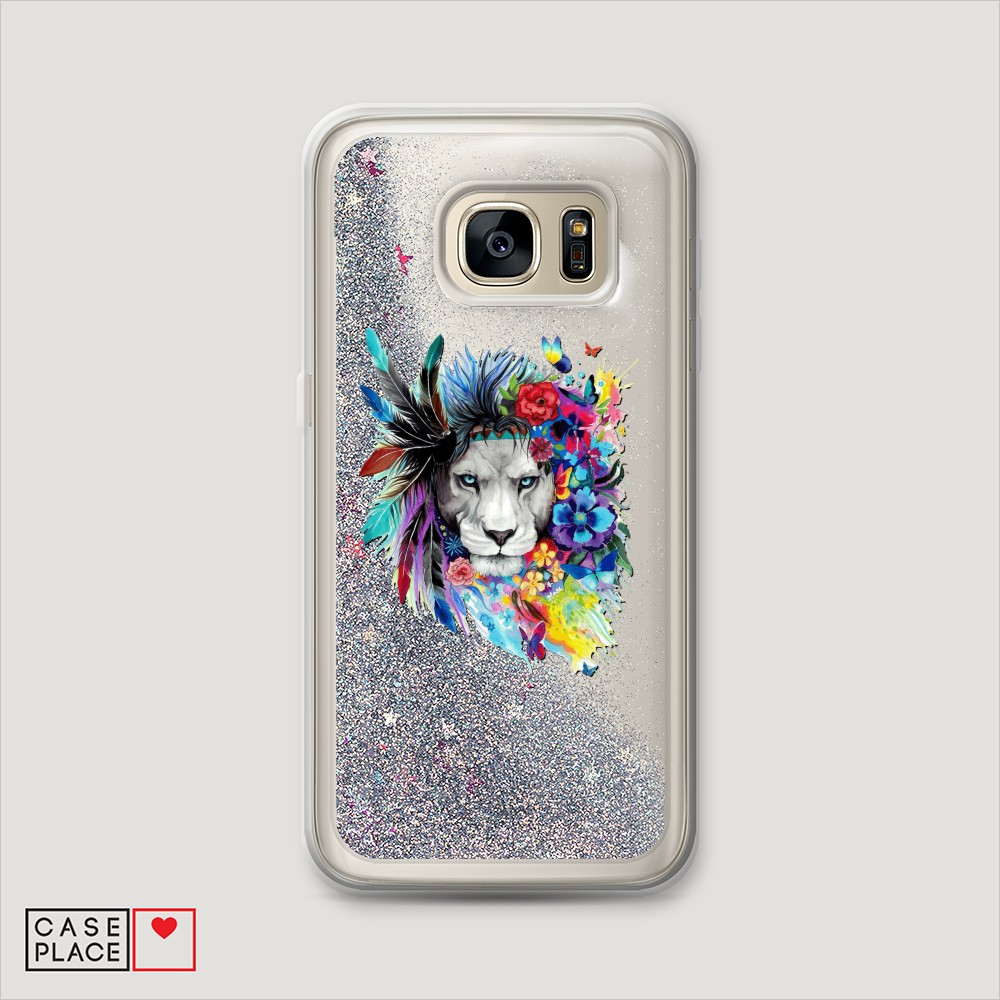 

Чехол Awog на Samsung Galaxy S7 Edge "Гавайский лев", Разноцветный, 24691-1