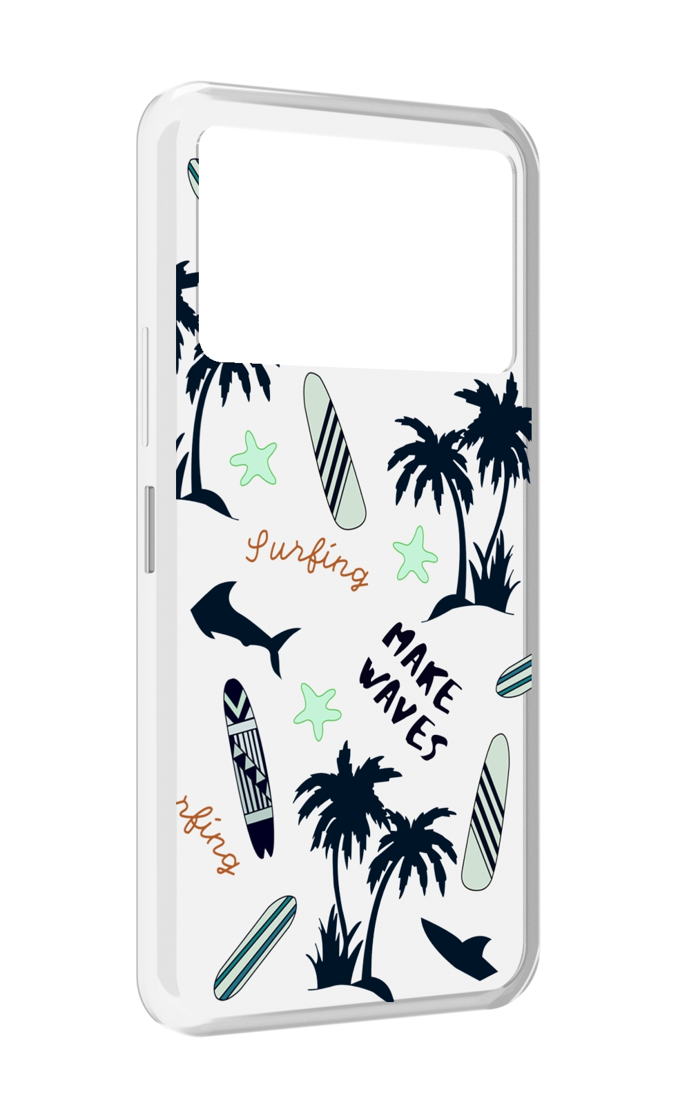 

Чехол MyPads пляжная-тематика для Infinix NOTE 12 VIP (X672), Прозрачный, Tocco