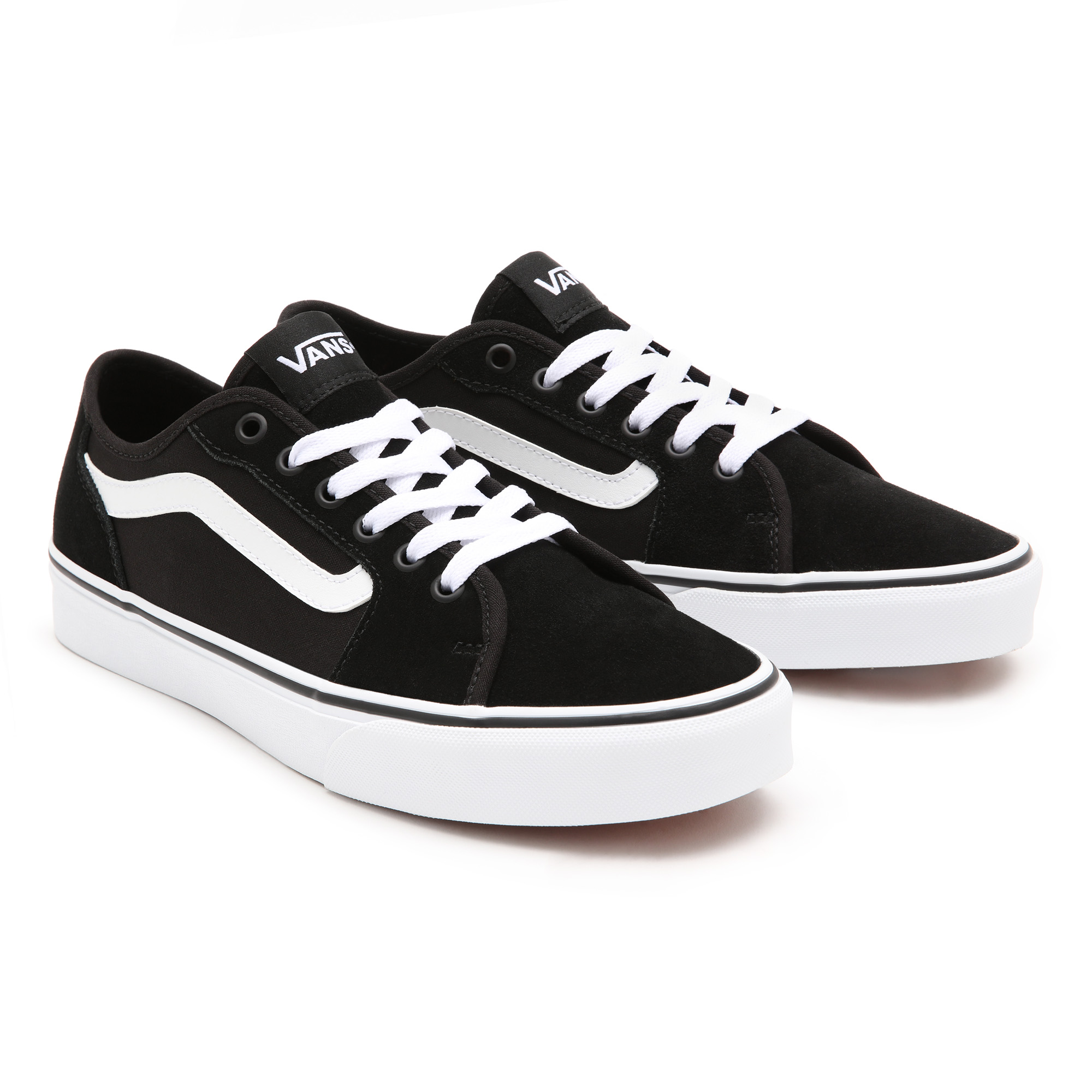 фото Кеды мужские vans mn filmore decon (suede/canvas черные 7.5 us