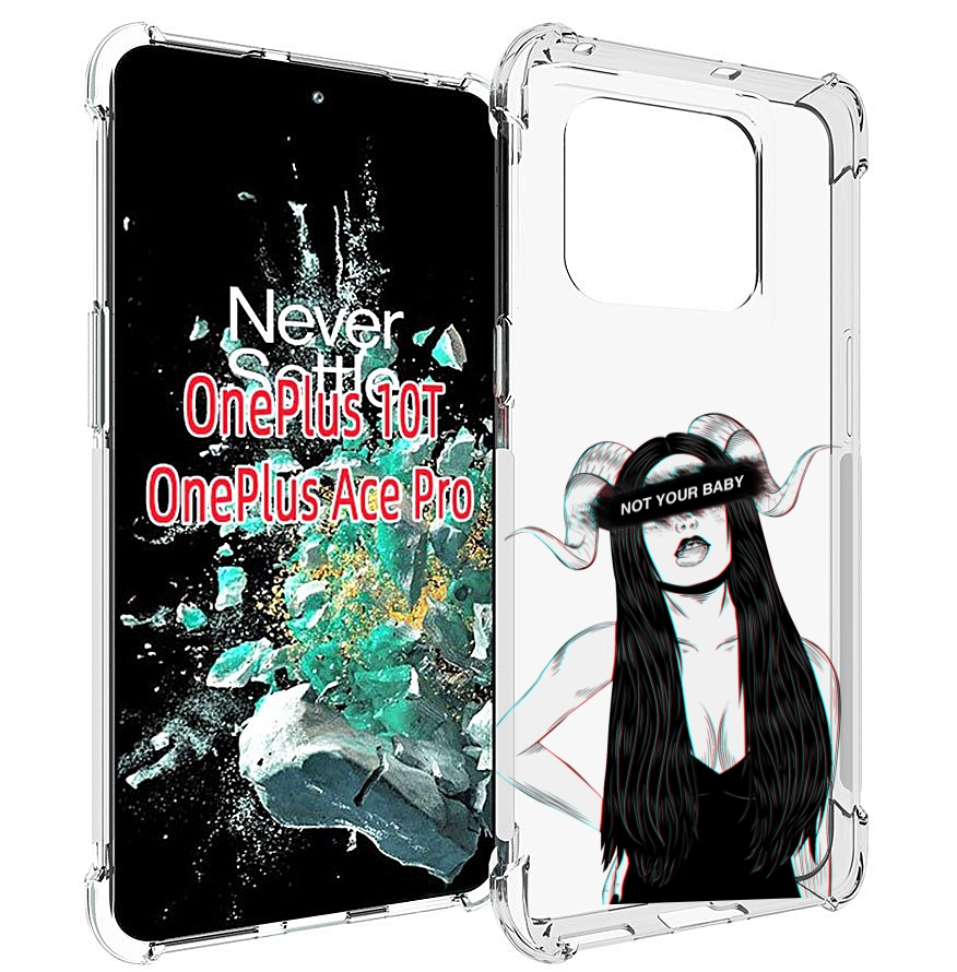 

Чехол MyPads not-your для OnePlus 10T, Прозрачный, Tocco