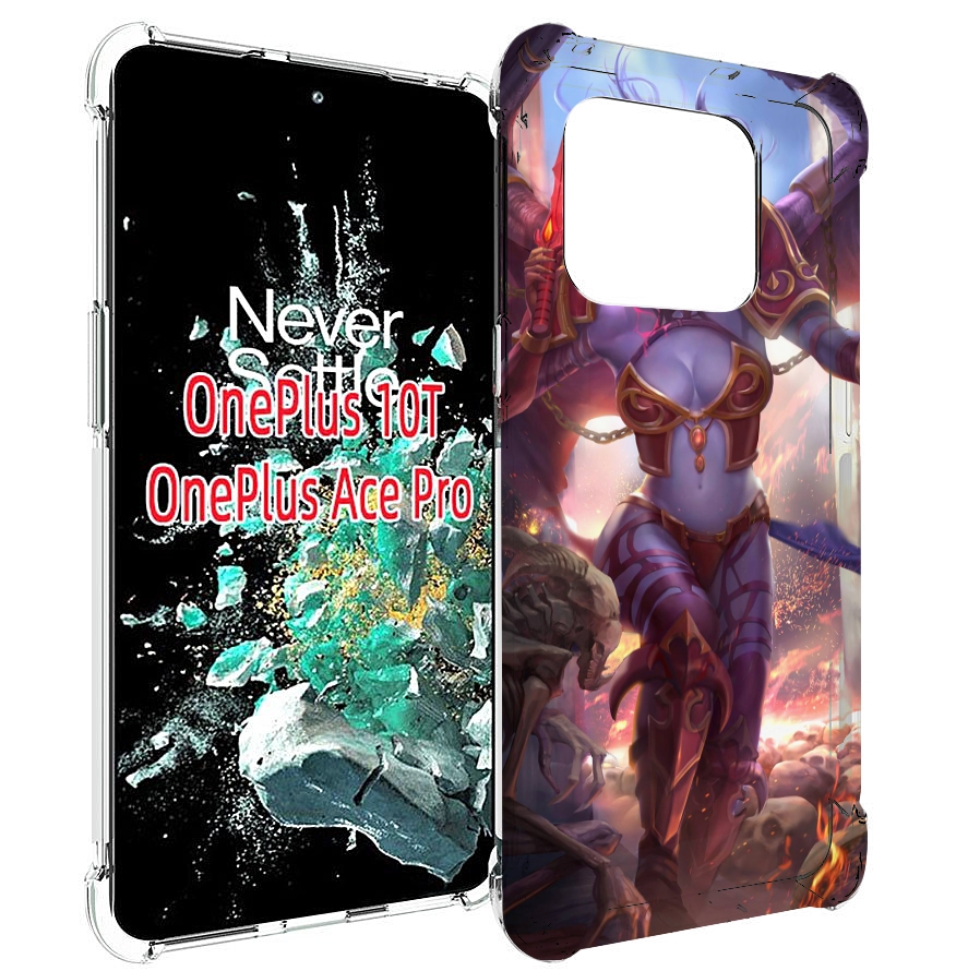 

Чехол MyPads queen of pain dota 2 для OnePlus 10T, Прозрачный, Tocco