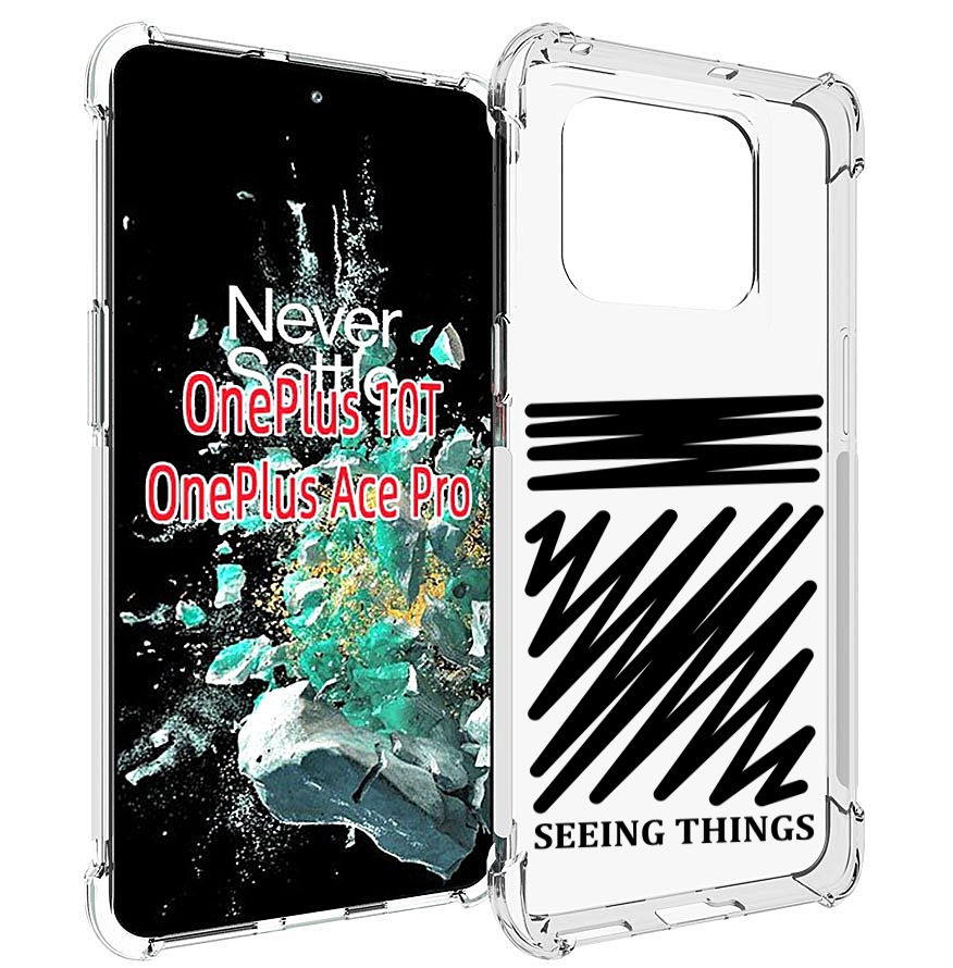 

Чехол MyPads seeing-things для OnePlus 10T, Прозрачный, Tocco