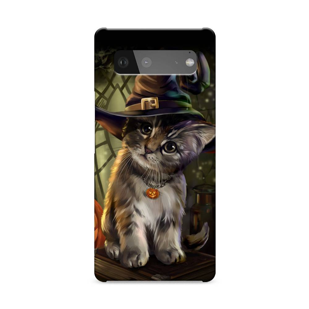 

Пластиковый чехол "Кот на Хэллоуин" на Google Pixel 6, 270820-1