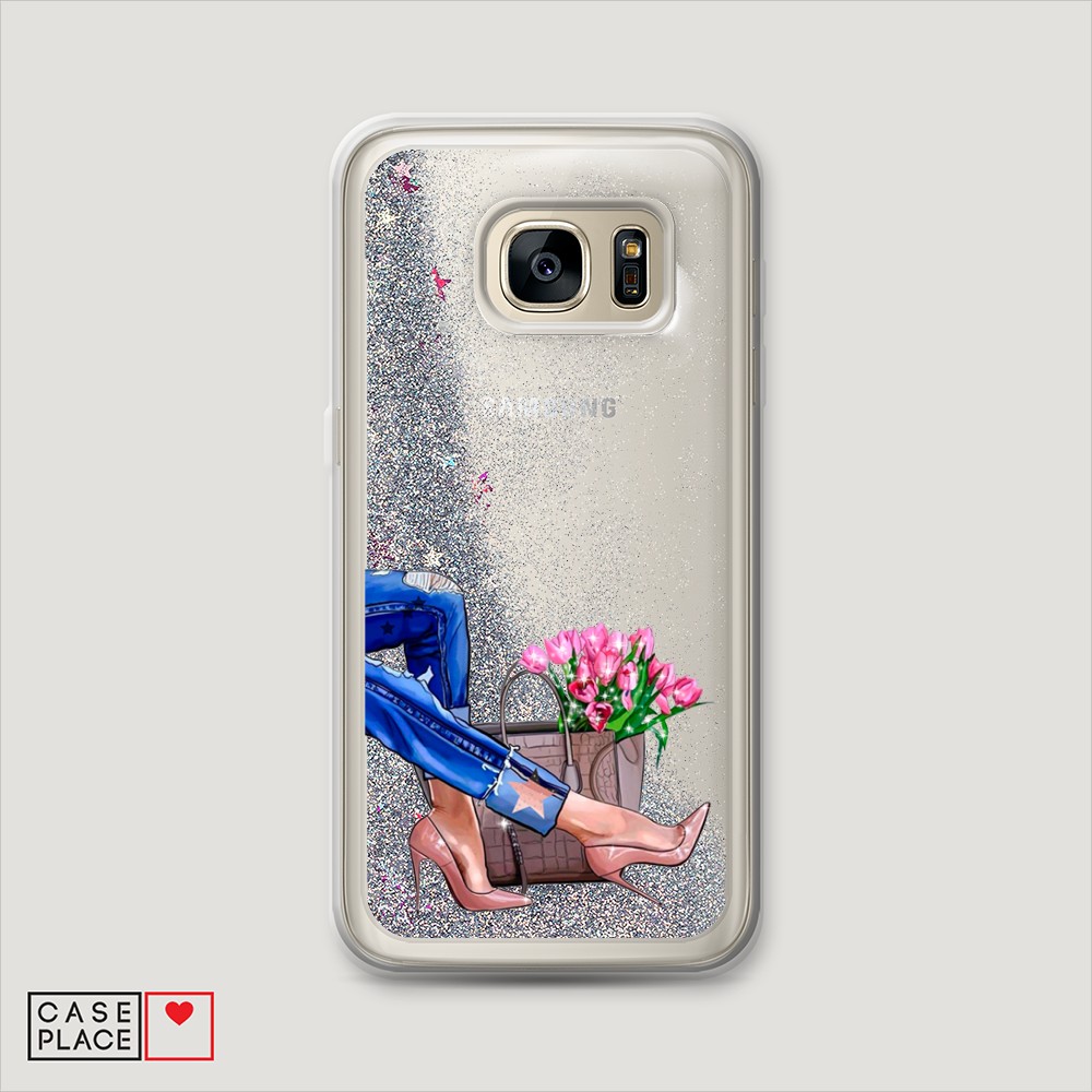

Чехол Awog на Samsung Galaxy S7 Edge "Каблучки", Разноцветный, 24691-1