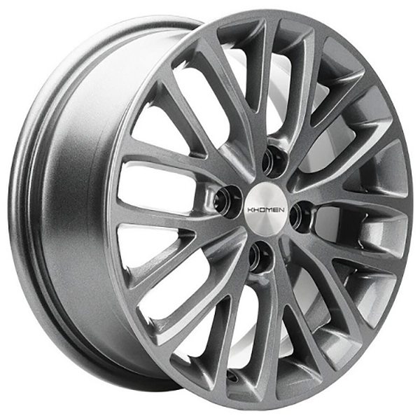 фото Колесный диск khomen wheels khw1506 (logan) gray 6x15/4x100 et40 d60.1