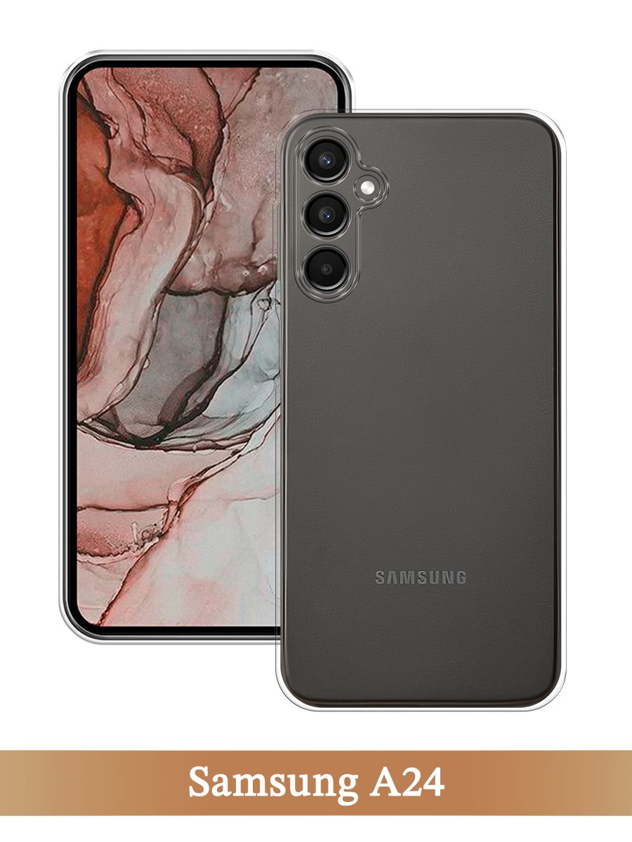 

Чехол на Samsung Galaxy A24 прозрачный, 2108050-1