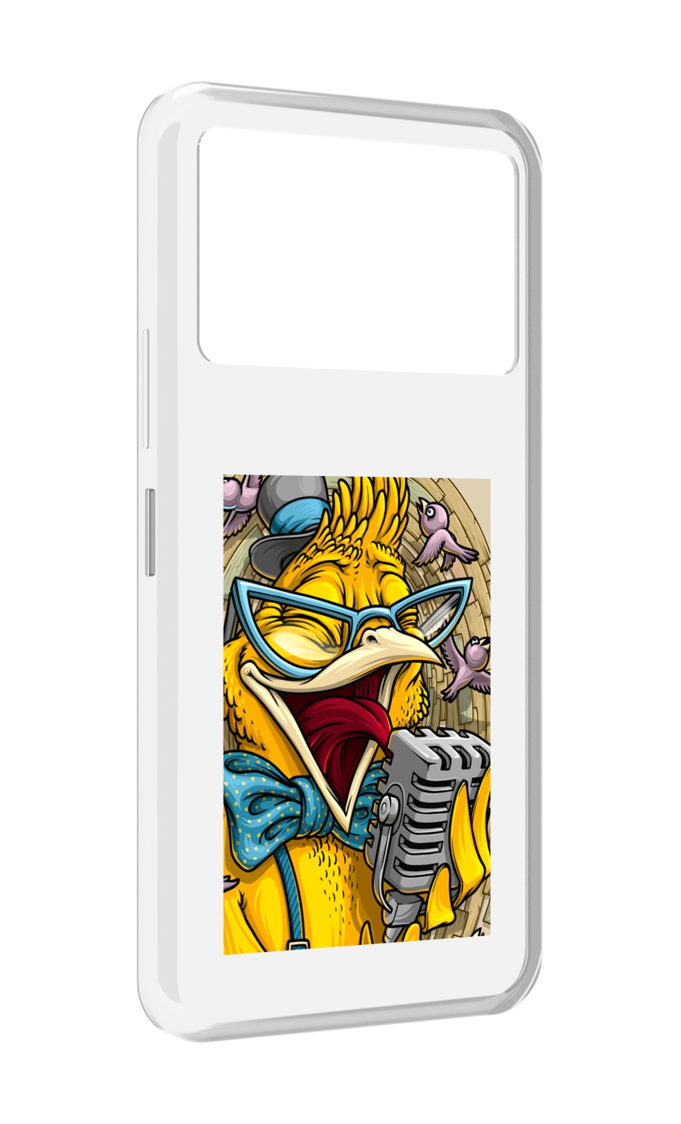 

Чехол MyPads поющая птичка для Infinix NOTE 12 VIP (X672), Прозрачный, Tocco