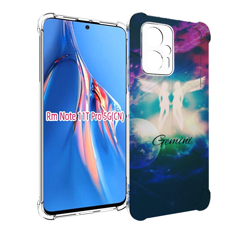 

Чехол MyPads знак зодиака близнецы 3 для Xiaomi Redmi Note 11T Pro / 11T Pro Plus / Poc..., Прозрачный, Tocco