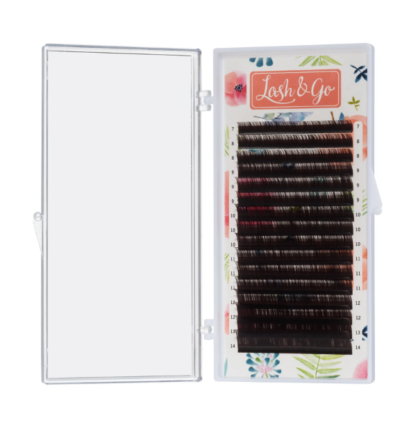 

Ресницы Lash&Go Эспрессо 16 линий C 0,12 6 мм, Коричневый