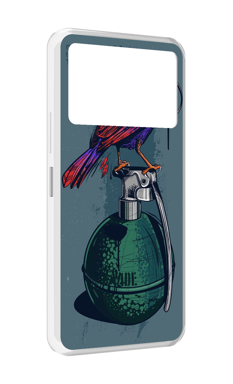 

Чехол MyPads птица с гранатой для Infinix NOTE 12 VIP (X672), Прозрачный, Tocco