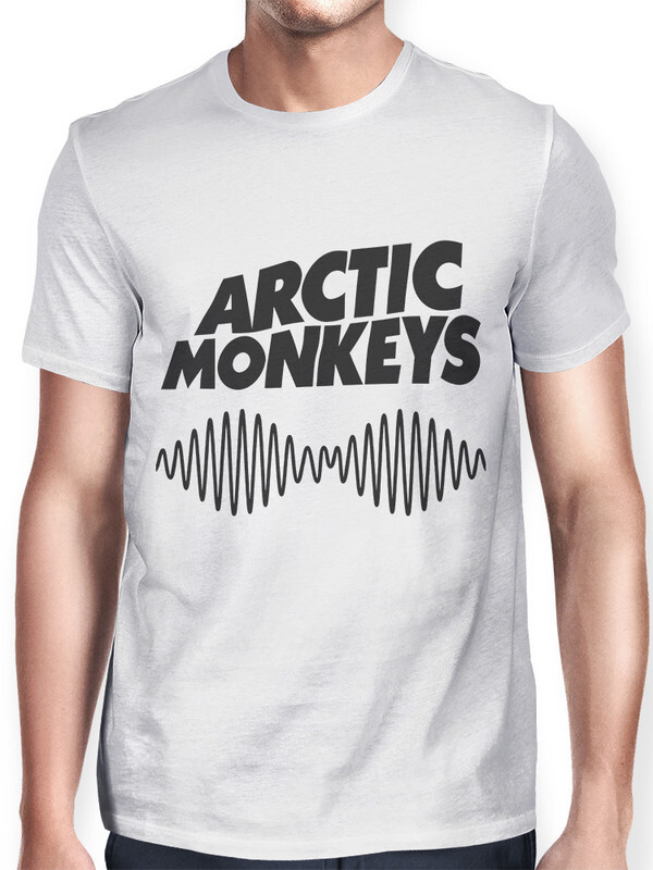 фото Футболка мужская design heroes arctic monkeys белая 2xl