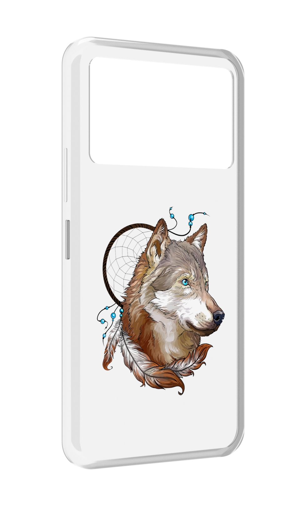 

Чехол MyPads волк и ловец снов для Infinix NOTE 12 VIP (X672), Прозрачный, Tocco