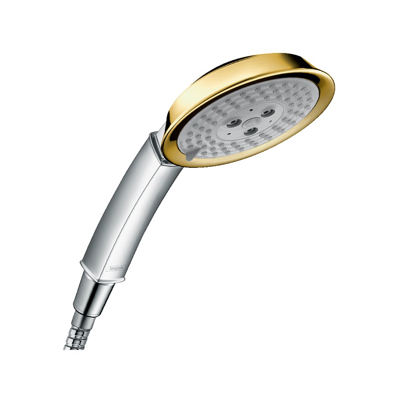 

Ручной душ Hansgrohe Raindance Classic, 100 3jet, хром/под золото (28548090)