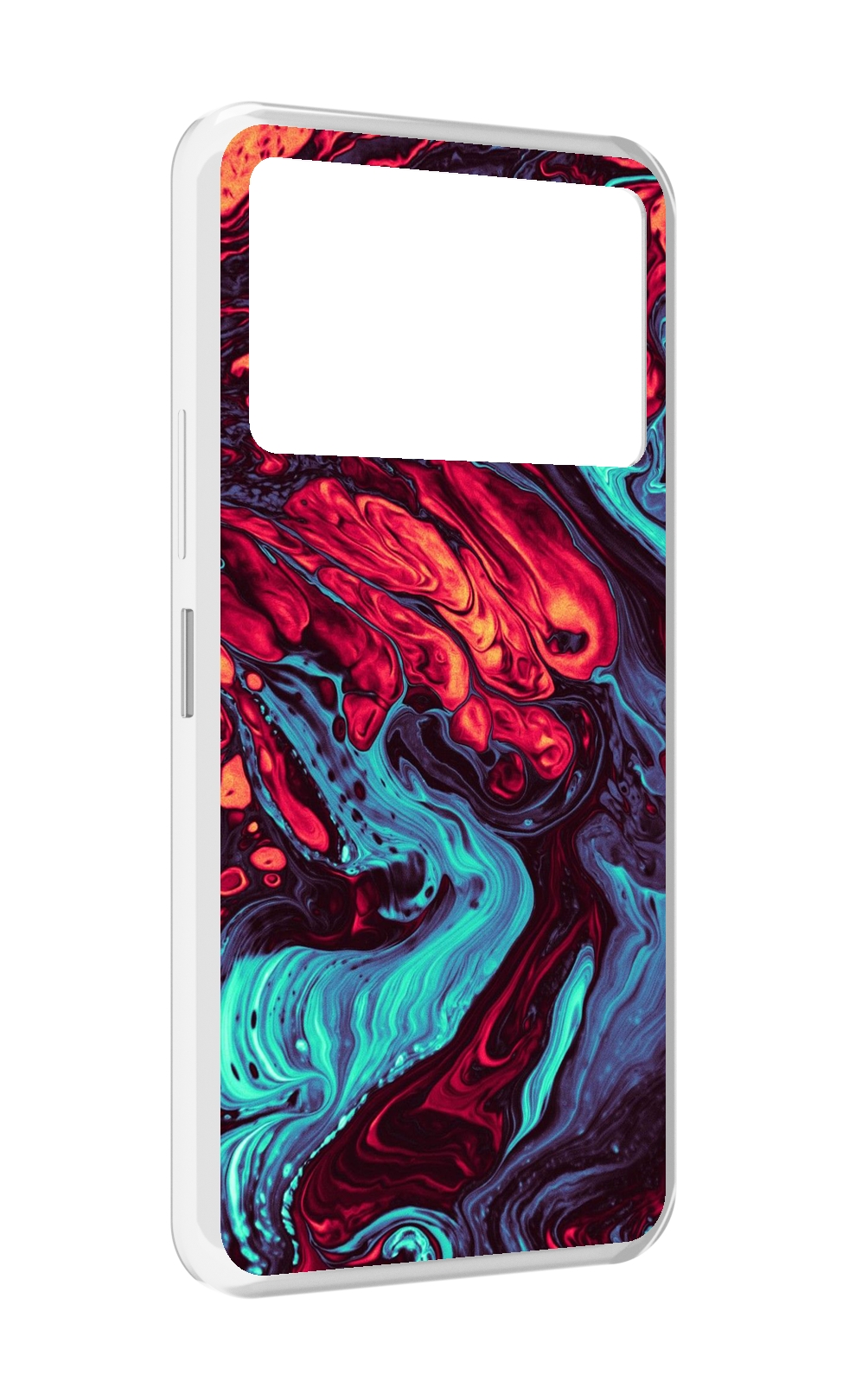 

Чехол MyPads разбавленная краска для Infinix NOTE 12 VIP (X672), Прозрачный, Tocco